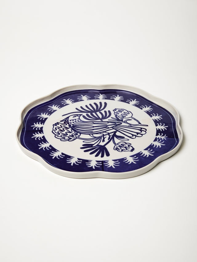 Del Sol Brid Platter Blue